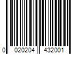 Barcode Image for UPC code 0020204432001