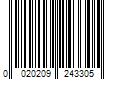 Barcode Image for UPC code 0020209243305