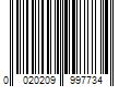 Barcode Image for UPC code 0020209997734