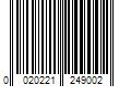 Barcode Image for UPC code 0020221249002