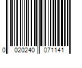 Barcode Image for UPC code 0020240071141