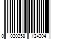 Barcode Image for UPC code 0020258124204