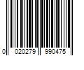 Barcode Image for UPC code 0020279990475