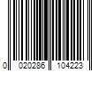 Barcode Image for UPC code 0020286104223