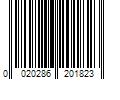 Barcode Image for UPC code 0020286201823