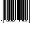 Barcode Image for UPC code 0020286217916