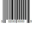 Barcode Image for UPC code 002030000005