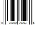 Barcode Image for UPC code 002030000036