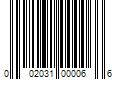 Barcode Image for UPC code 002031000066