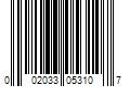 Barcode Image for UPC code 002033053107