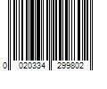 Barcode Image for UPC code 0020334299802