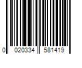 Barcode Image for UPC code 0020334581419