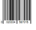 Barcode Image for UPC code 0020334587015