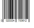 Barcode Image for UPC code 0020334700612