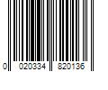 Barcode Image for UPC code 0020334820136