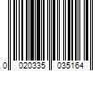 Barcode Image for UPC code 0020335035164