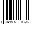 Barcode Image for UPC code 0020335036536