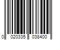 Barcode Image for UPC code 0020335038400