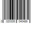 Barcode Image for UPC code 0020335040489