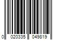 Barcode Image for UPC code 0020335049819