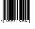 Barcode Image for UPC code 0020335049994