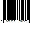 Barcode Image for UPC code 0020335061972