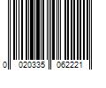 Barcode Image for UPC code 0020335062221