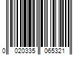 Barcode Image for UPC code 0020335065321