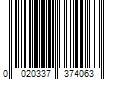 Barcode Image for UPC code 0020337374063