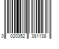 Barcode Image for UPC code 0020352381138