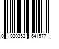 Barcode Image for UPC code 0020352641577