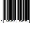 Barcode Image for UPC code 0020352758725