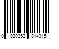 Barcode Image for UPC code 0020352814315