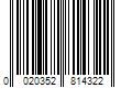 Barcode Image for UPC code 0020352814322