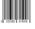 Barcode Image for UPC code 0020352815008