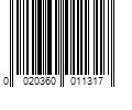 Barcode Image for UPC code 0020360011317