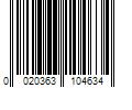 Barcode Image for UPC code 0020363104634