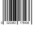 Barcode Image for UPC code 0020363175436