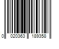 Barcode Image for UPC code 0020363189358