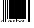 Barcode Image for UPC code 002037000091