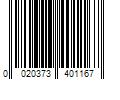 Barcode Image for UPC code 0020373401167