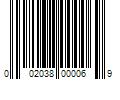 Barcode Image for UPC code 002038000069