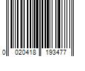 Barcode Image for UPC code 0020418193477