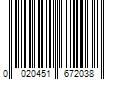 Barcode Image for UPC code 0020451672038