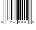 Barcode Image for UPC code 002048000080