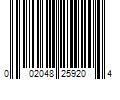 Barcode Image for UPC code 002048259204