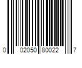 Barcode Image for UPC code 002050800227