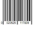 Barcode Image for UPC code 0020525117809