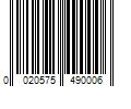 Barcode Image for UPC code 00205754900006