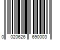 Barcode Image for UPC code 00206266900003